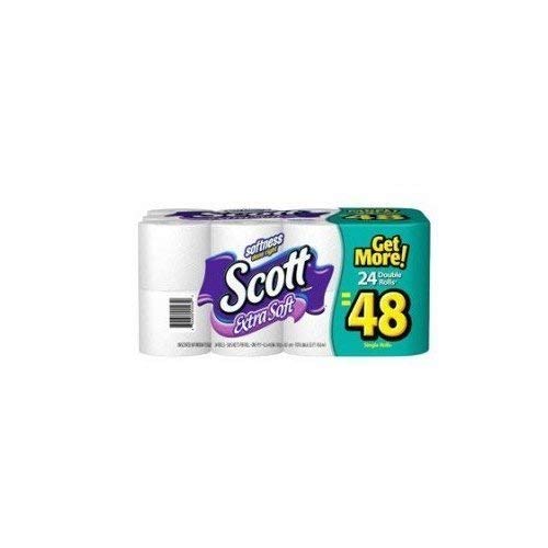Scott Extra Soft Bath Tissue Double Roll, 24 Pack