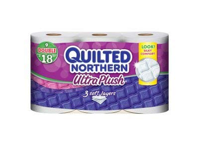 Quilted Northern Ultra Plush Bath Tissue, 9 Double Rolls