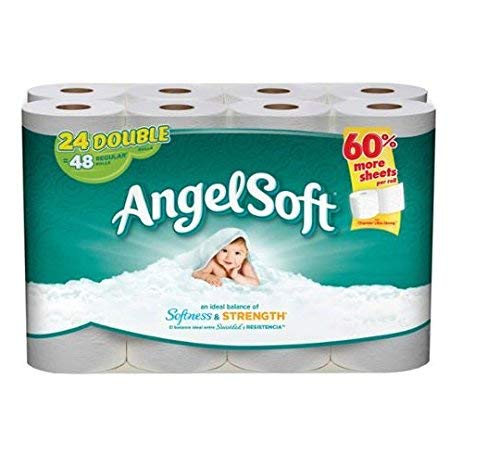 Angel Soft, Double Rolls, 144 Rolls (896zhl)
