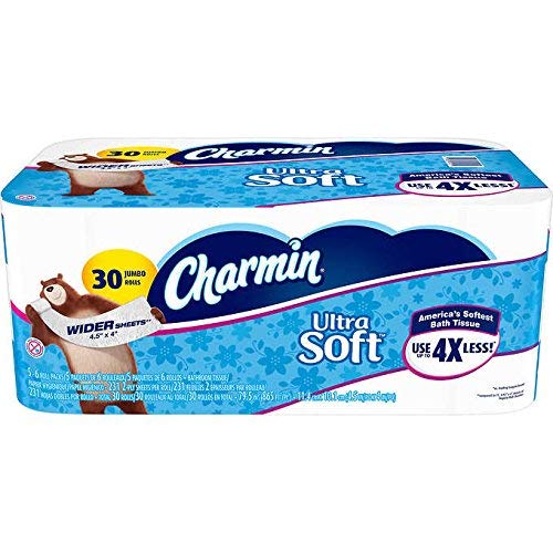Charmin Ultra Soft Bath Tissue 30x231 Jumbo Rolls 30-pack