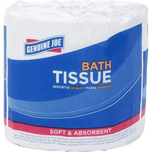 Genum|#Genuine Joe 1100096 Genuine Joe 1-Ply Bath Tissue, (Pack of 96000)