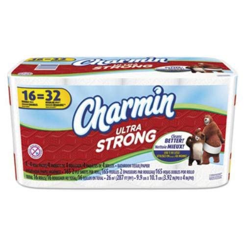 Ultra Strong Bathroom Tissue, 2-Ply, White, 165 Sheets/Roll,