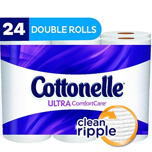 Cottonelle Ultra Comfort Care Toilet Paper, Bath Tissue, 24 Double Rolls