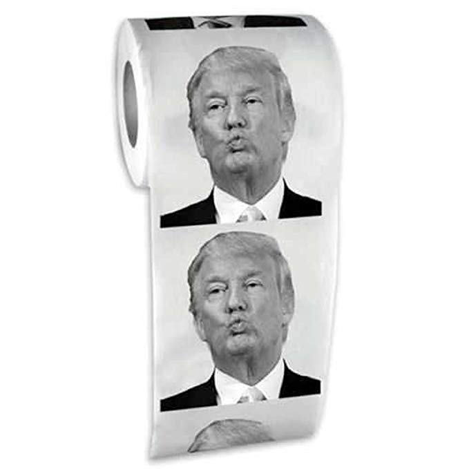 graffitimaster Toilet Paper Rolls Donald Trump Image-Political Humor Funny