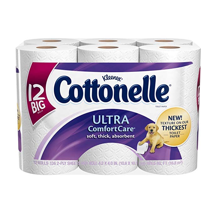 Cottonelle Big Rolls Ultra Comfort Care Toilet Paper-60 Big Rolls Economy Pkg