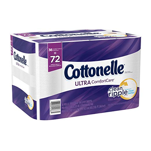 Cottonelle Ultra Comfort Care Double Roll Bath Tissue, 36 Count