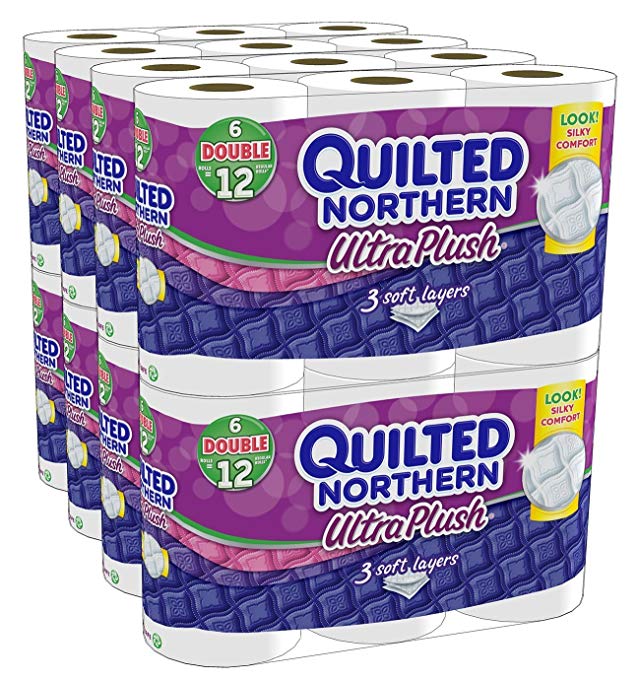 Quilted Northern Ultra Plush Bath Tissue, 48 Double Rolls (8,448 Sheets)