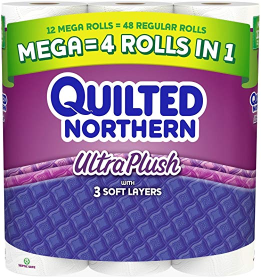 Quilted Northern Ultra Plush Unscented Bathroom Tissue - 12 PK