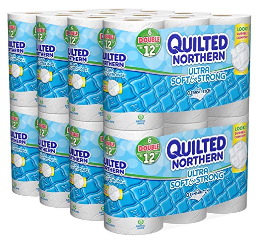 Quilted Northern Ultra Soft and Strong Bath Tissue, 48 Double Rolls