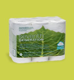 Seventh Generation Bathroom Tissues (100% Recycled) White 2-ply 352 sheets 4-pack (Pack of 3)