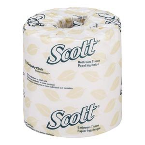 Scott Bathroom Tissue, Convenience Case, White 20 Rolls Per Carton