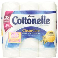 Cottonelle Clean Care Toilet Paper, Double Roll, 18 pk