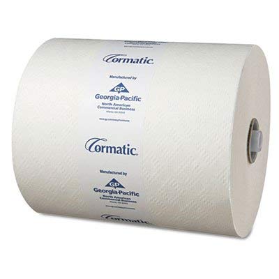 Cormatic Hardwound Roll Towels on 8.25 in. Non-Slot Rolls - 6 Per Case
