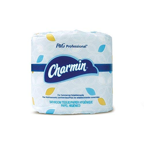 Charmin For Commercial Use Toilet Paper, Individually Wrapped, 2-Ply Standard Roll, 75 Rolls/Case, 450 Sheets/Roll