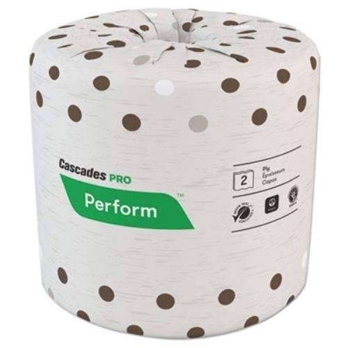 Pro Select Standard Bath Tissue, 2-Ply, White, 4 1/4 X 4, 400/Roll, 80/Ct