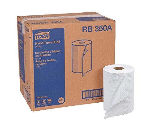 Tork Advanced RB350A Hardwound Paper Roll Towel, 1-Ply, 7.87