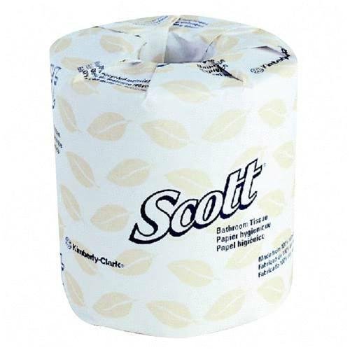 Toilet Tissue, 2-Ply, Recycled, Zip-Off Top Package, White, 80 Rolls/Carton KCI04460