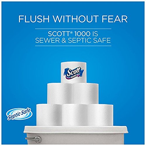Scott 1100 Unscented Bathroom Tissue 1100 1-Ply 4 roll