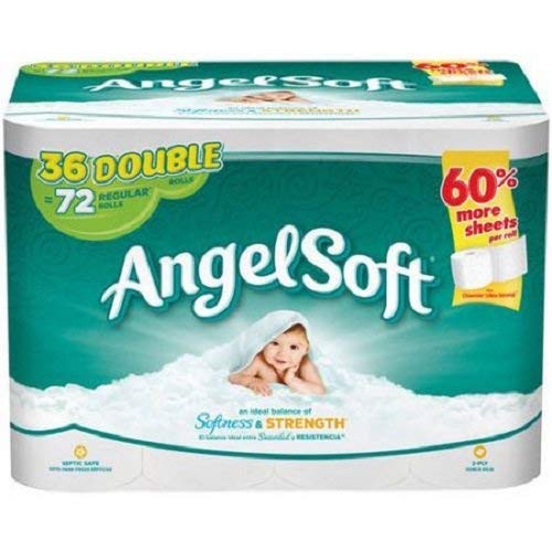 Angel Soft, Toilet Paper 36 Double Rolls, Bath Tissue (1)