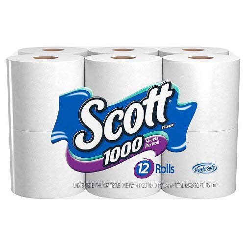 Scott 1000 Bath Tissue 12 roll