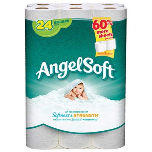 Angel Soft Bath Tissue, 24 Regular Rolls