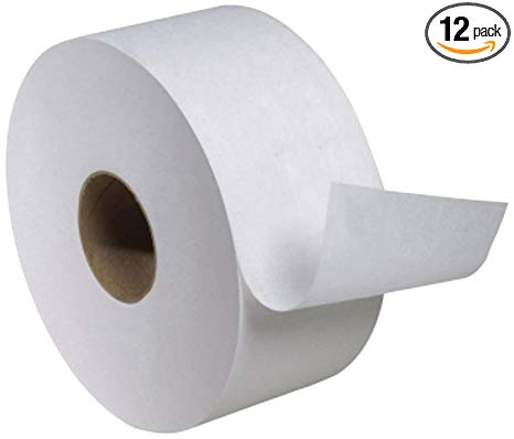 Tork 12013903 Advanced Mini Jumbo Roll Single-Ply Toilet Tissue, White