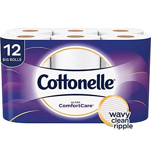 Cottonelle Ultra ComfortCare Big Roll Toilet Paper, Bath Tissue, 12 Toilet Paper Rolls