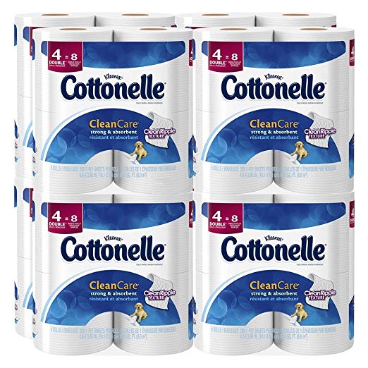 Cottonelle Clean Care Toilet Paper, Double Roll, 64 Rolls Pack *Packaging may vary Cottonelle-6h