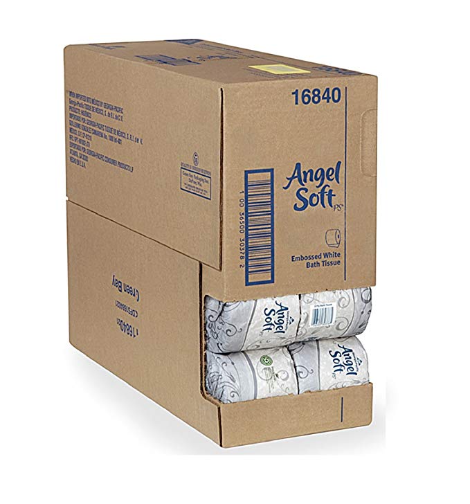 GPC 168-80 Angel Soft ps Premium Bathroom Tissue, Case of 80 Rolls