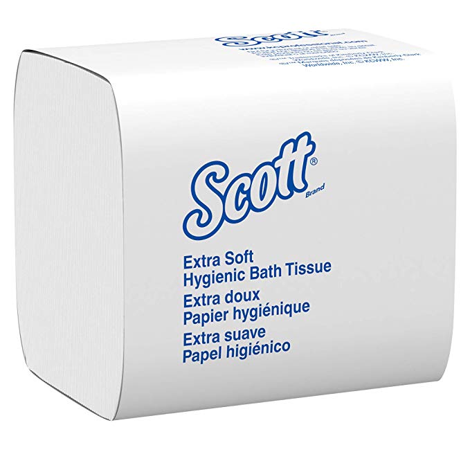 Scott Control (formerly Cottonelle) Hygienic Bathroom Tissue (48280), Soft 2-Ply, Single Pull, 250 Sheets/Pack, 26 Packs/Case - Same Cottonelle quality, now Scott branded