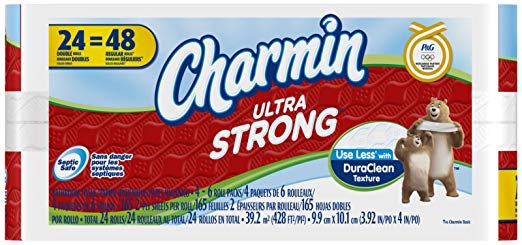 Charmin Ultra Strong Toilet Paper 24 Double Rolls