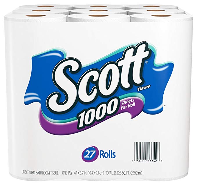 Scott 1000 Bath Tissue -Case of