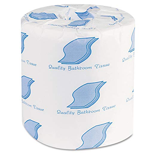 GEN Bathroom Tissue, Standard, White, 1-Ply, 4.5 x 3 Sheet - 96 rolls of standard toilet tissue per case.