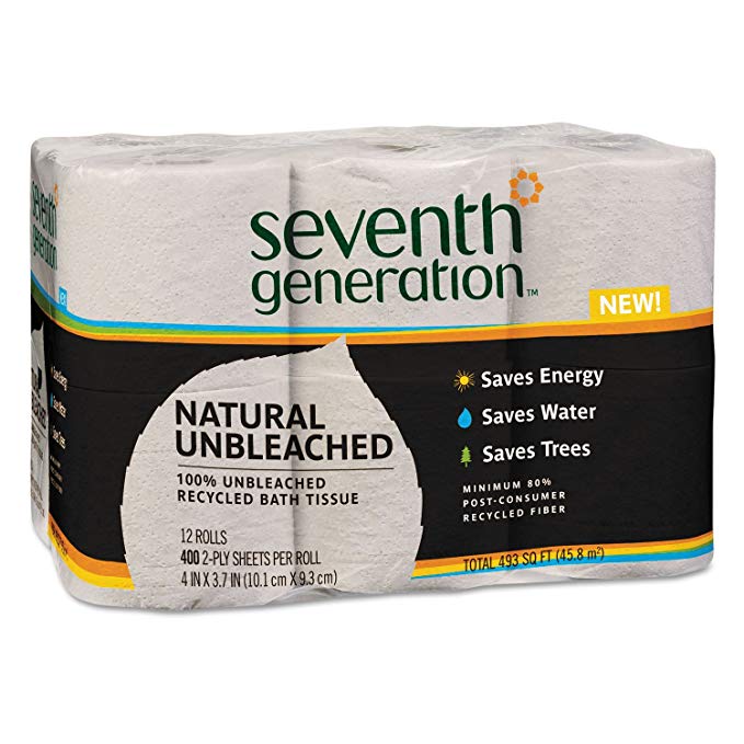 SEV13735 - Seventh Generation Recycled Unbleached Bathroom Tissue