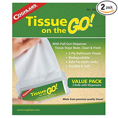Coghlan's Tissue On The Go, 2 Pack