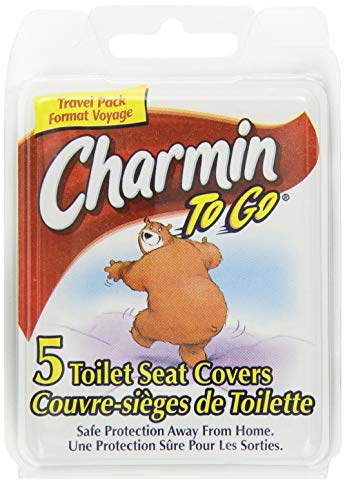 Charmin To Go Toilet Seat Covers, 5-Count (Pack Of 12)