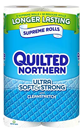 Quilted Northern Ultra Soft & Strong Supreme Rolls - Pack of 8