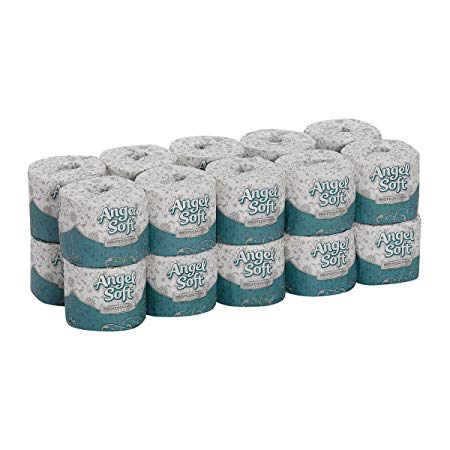 Angel Soft Professional Series Premium 2-Ply Embossed Toilet Paper by GP PRO, 16620, 450 Sheets Per Roll, 20 Rolls Per Convenience Case
