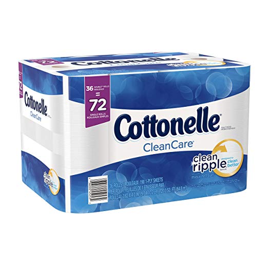 Cottonelle Clean Care Double Roll Bath Tissue, 36 Count