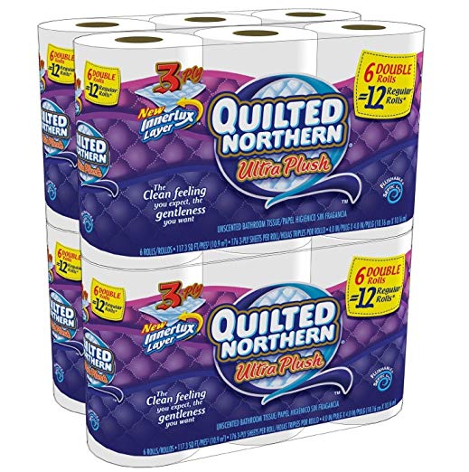 Quilted Northern Ultra Plush, Double Rolls, 96 Count [Item #73772]