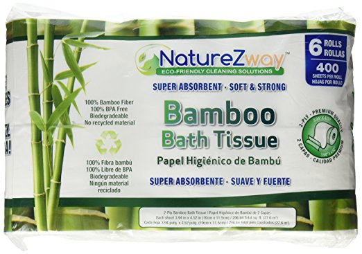 Naturezway Tissue Bath Bamboo - 6 Rolls