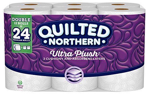 Quilted Northern Ultra Plush® Toilet Paper, 12 Double Rolls, Bath Tissue