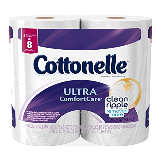 Cottonelle Ultra Comfort Care Toilet Paper, Double Roll Economy Plus Pack, 32 Count