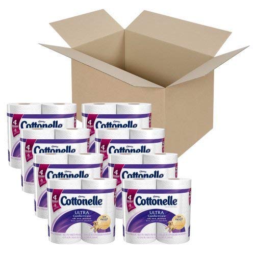 Cottonelle Ultra Comfort Care Toilet Paper, Double Roll Economy Plus Pack, 64 Count (866ua8)