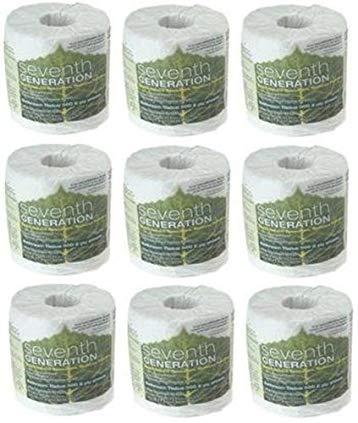 9-Pack of Seventh Generation Bathroom Tissue/Toilet Paper - 2-Ply 500 Sheets/Roll