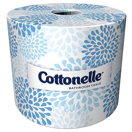 Cottonelle Professional Bulk Toilet Paper for Business (17713), Standard Toilet Paper Rolls, 2-PLY, White, 60 Rolls/Case, 451 Sheets/Roll