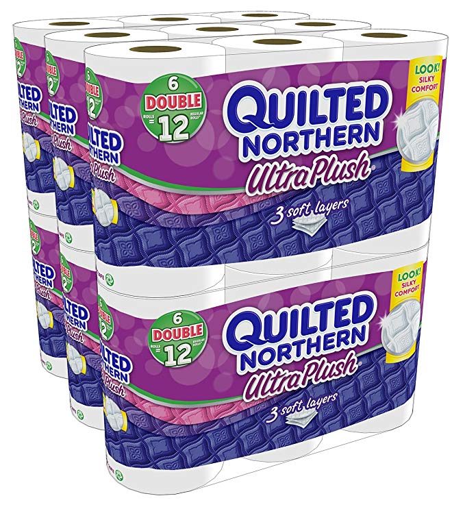 Quilted Northern Ultra Plush Bath Tissue, 36 Double Rolls